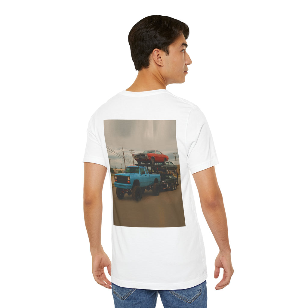 Dream Car Tee - Retro Medium Duty Diesel - Light Blue