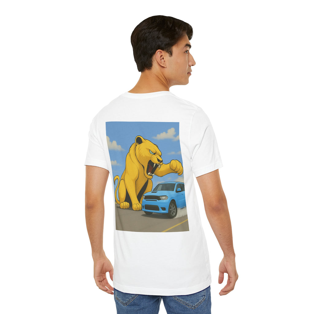 Dream Car Tee – Tiger Chasin Tail Lights - Light Blue