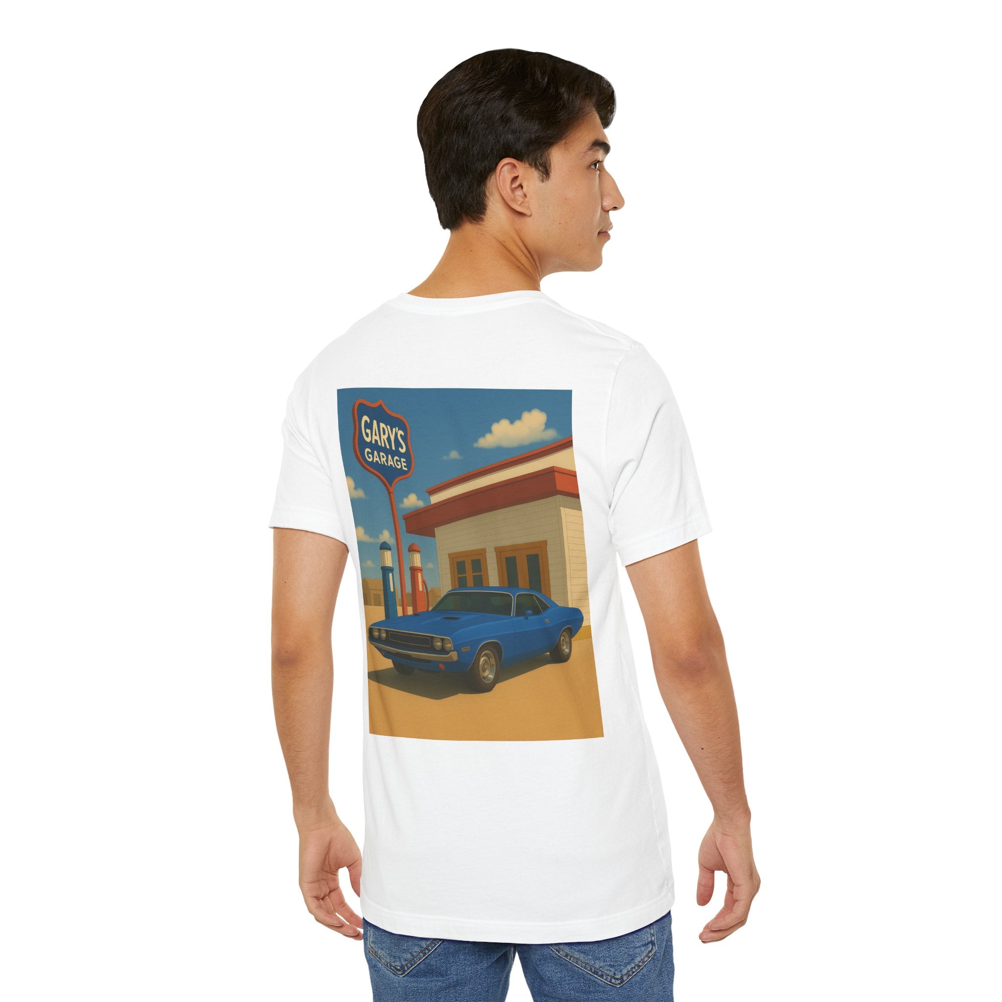 Dream Car Tee – Uncle’s Muscle Coupe - Blue