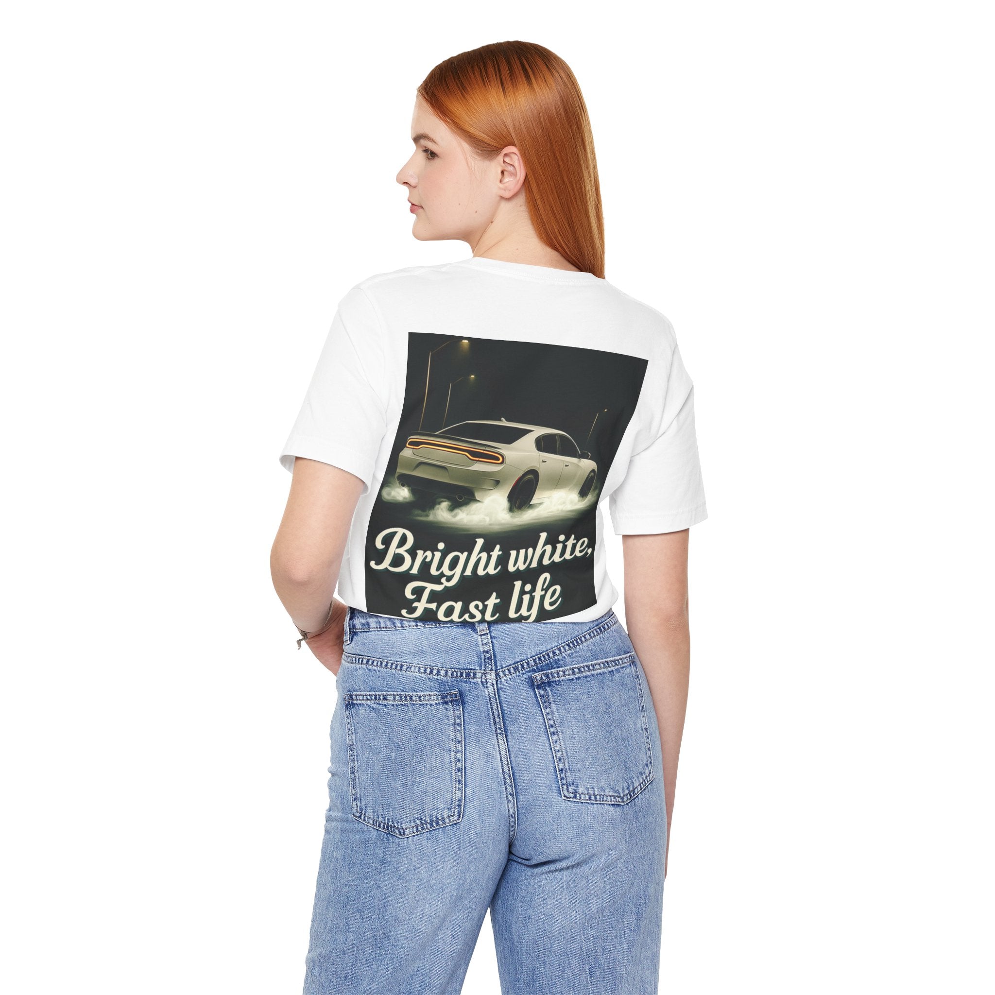 Dream Car Tee – Supercharged Sedan - White