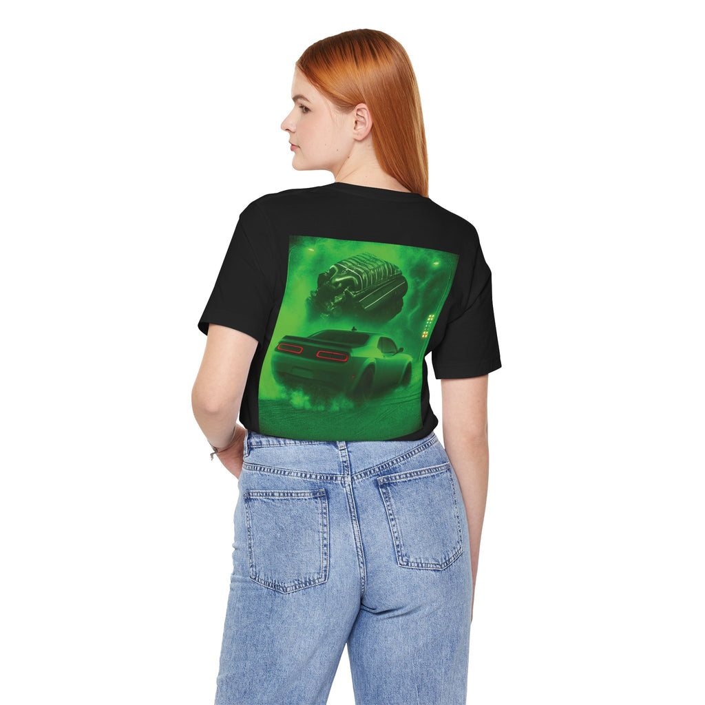 Dream Car Tee - Modern Widebody Coupe - Lime Green