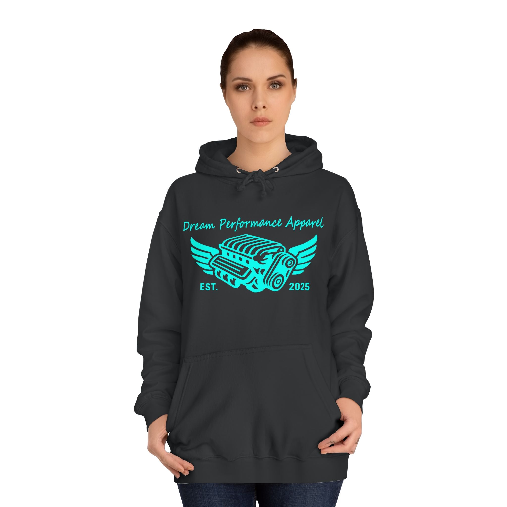 Dream Car Hoodie - Classic Front logo - Light Blue