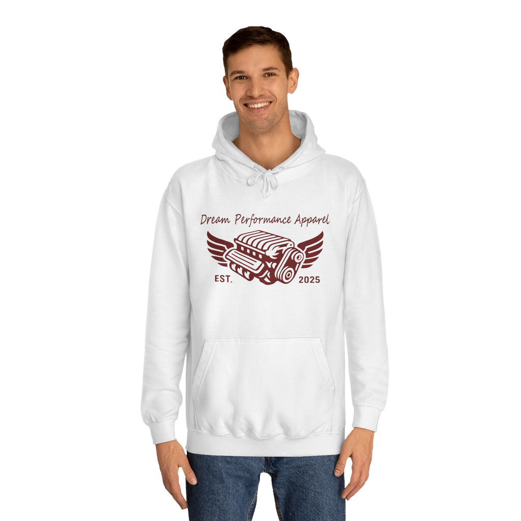 Dream Car Hoodie - Classic Front logo - Dark Red