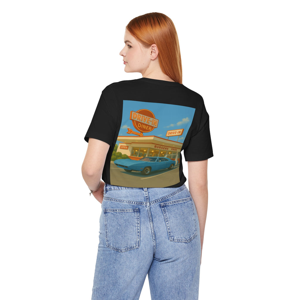Dream Car Tee – Retro Aero Cruiser - Light Blue