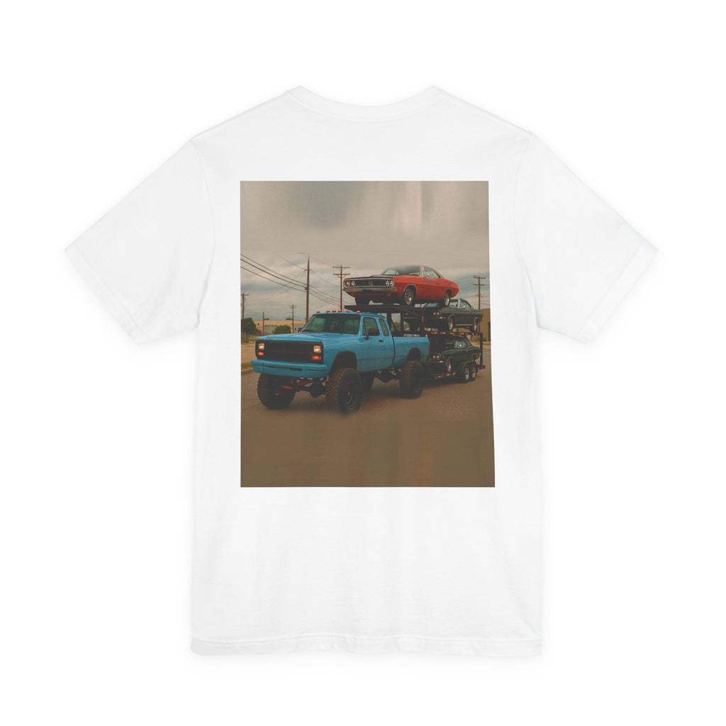 Dream Car Tee - Retro Medium Duty Diesel - Light Blue