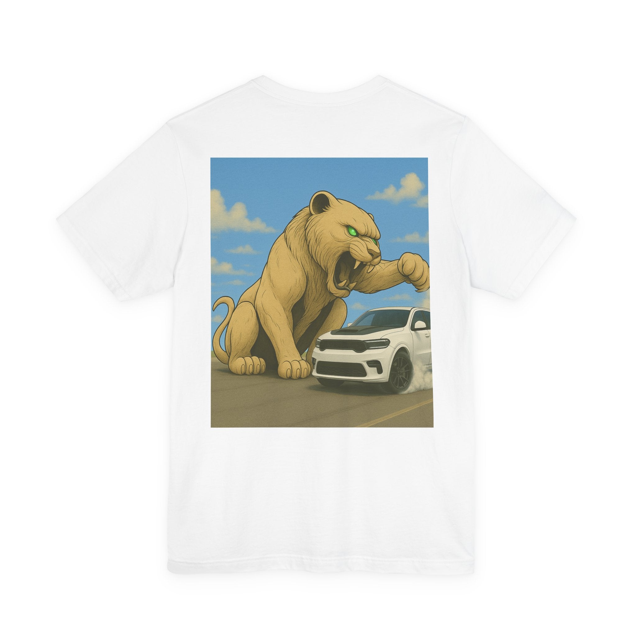Dream Car Tee – Tiger Chasin Tail Lights - White