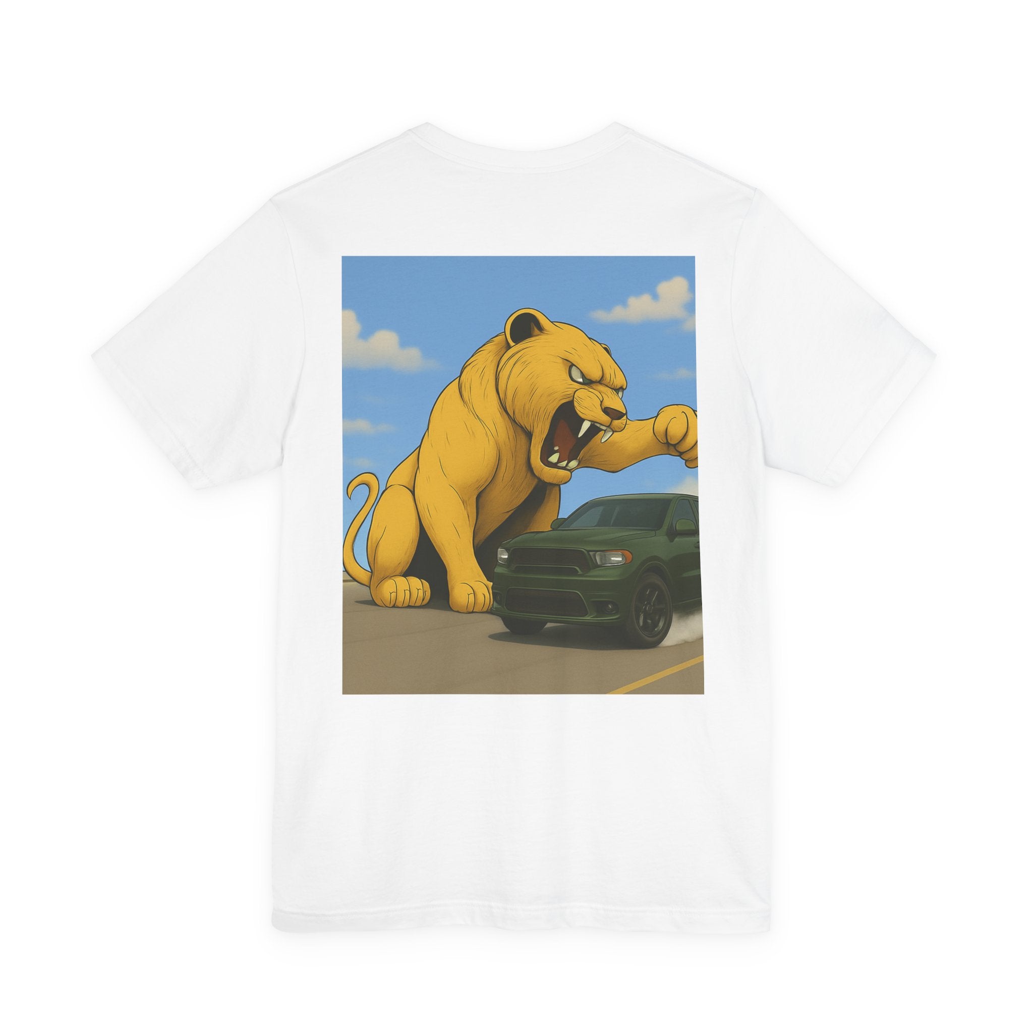 Dream Car Tee – Tiger Chasin Tail Lights - Military Green