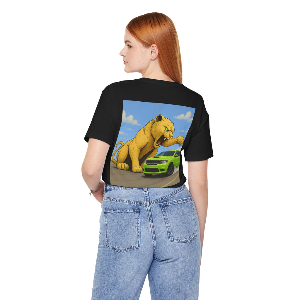 Dream Car Tee – Tiger Chasin Tail Lights - Lime Green