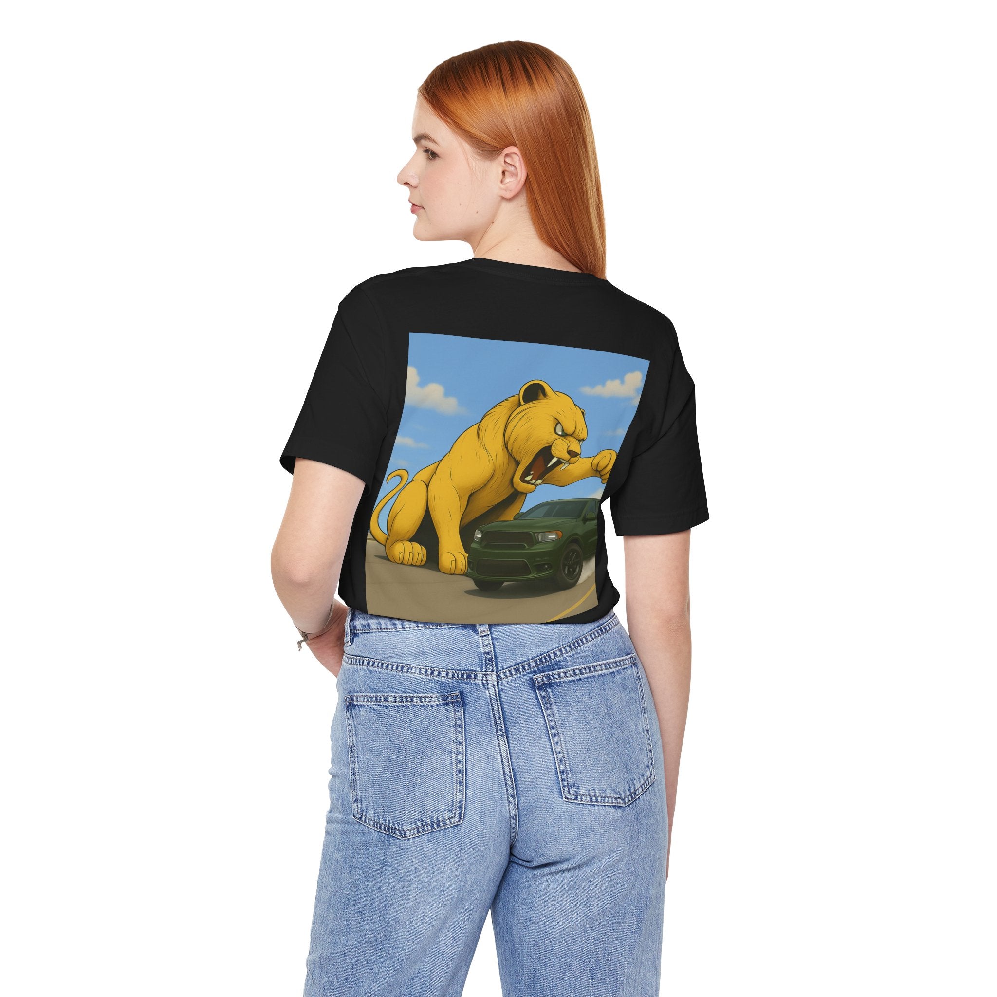 Dream Car Tee – Tiger Chasin Tail Lights - Military Green