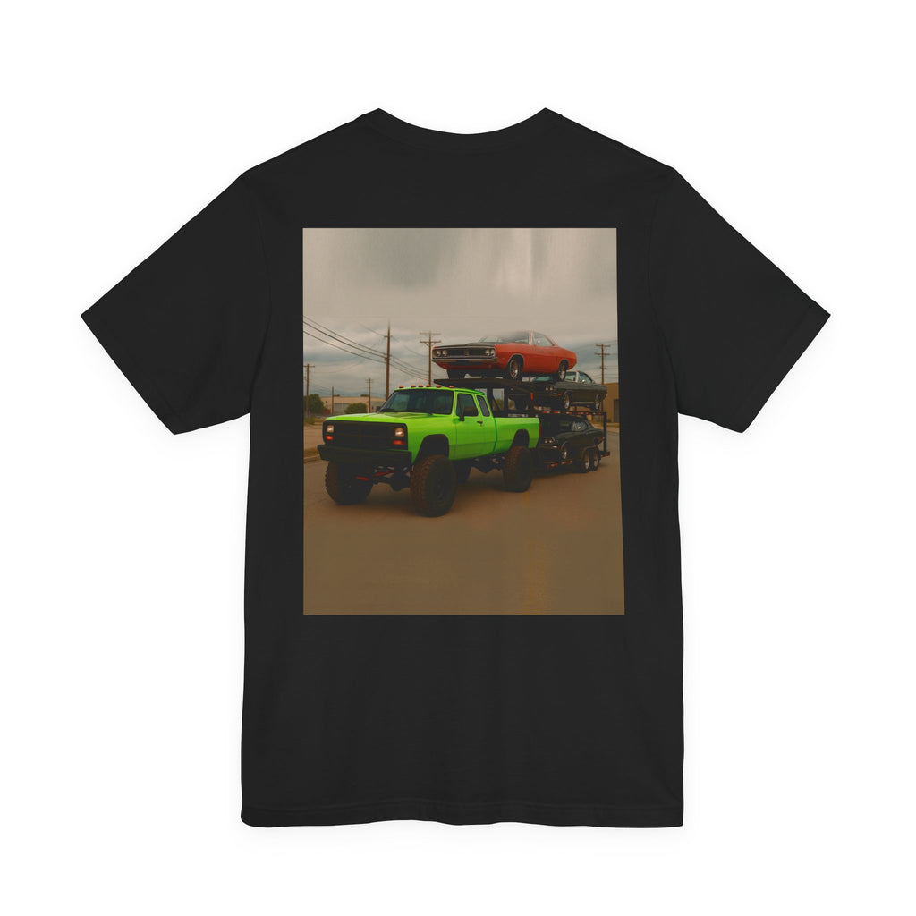 Dream Car Tee - Retro Medium Duty Diesel - Lime Green