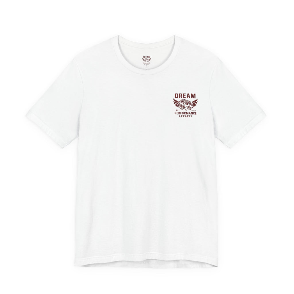 Dream Car Tee - Classic Front Logo - Dark Red