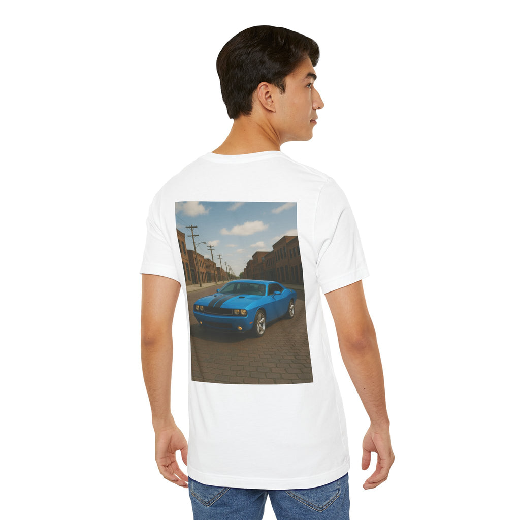 Dream Car Tee - Corktown Muscle Coupe - Light Blue