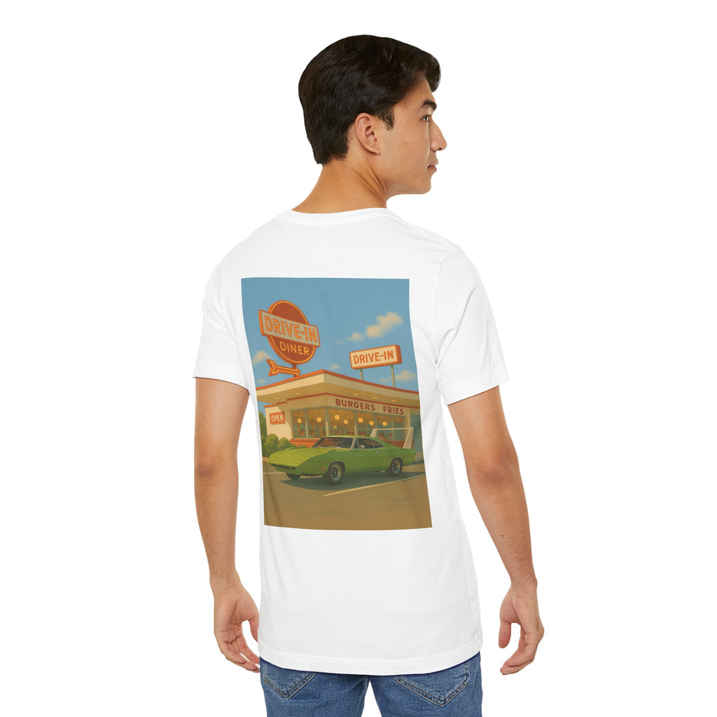 Dream Car Tee – Retro Aero Cruiser - Lime Green