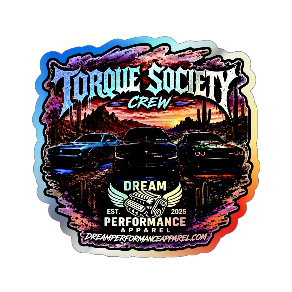 Torque Society Holo Sticker
