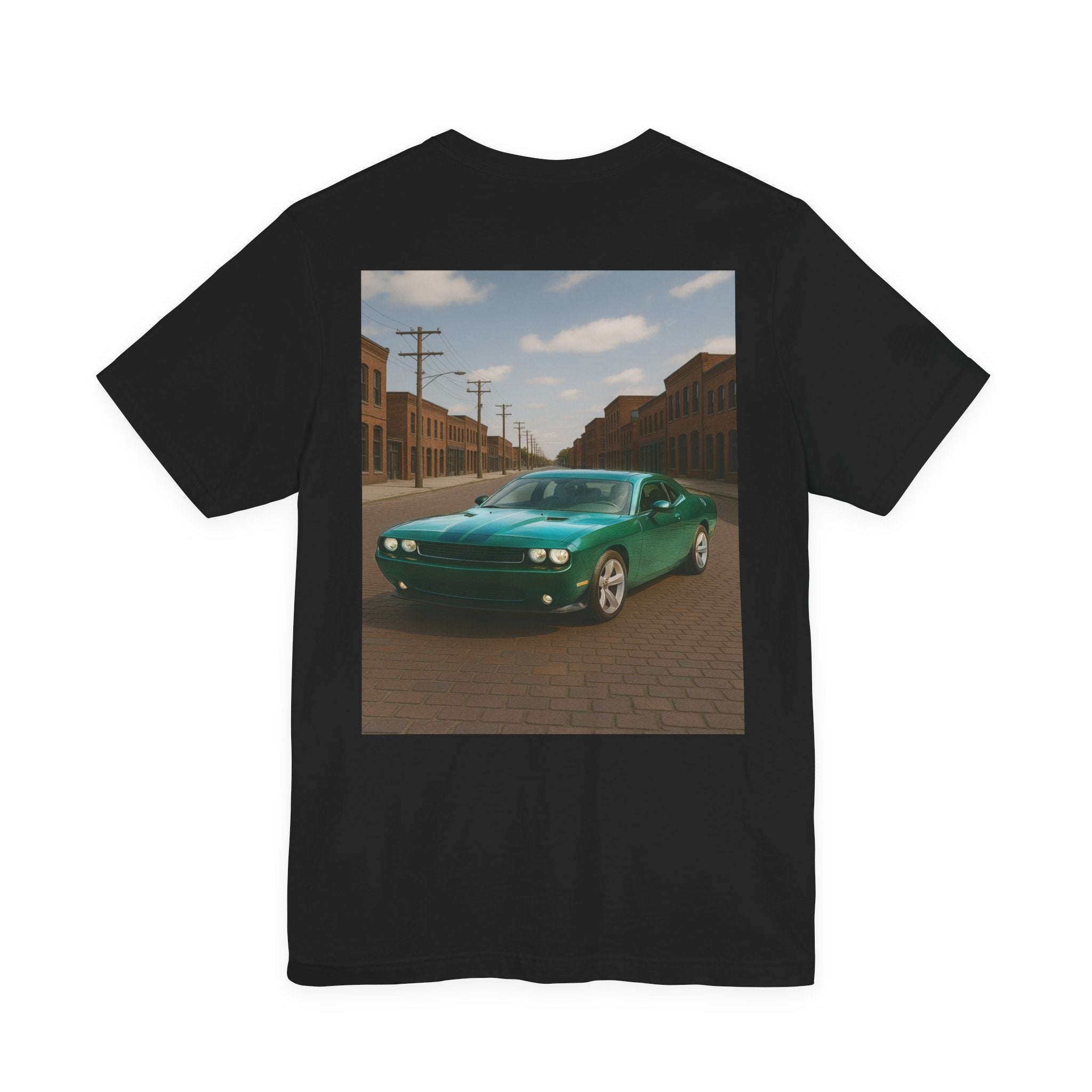 Dream Car Tee - Corktown Muscle Coupe - Military Green