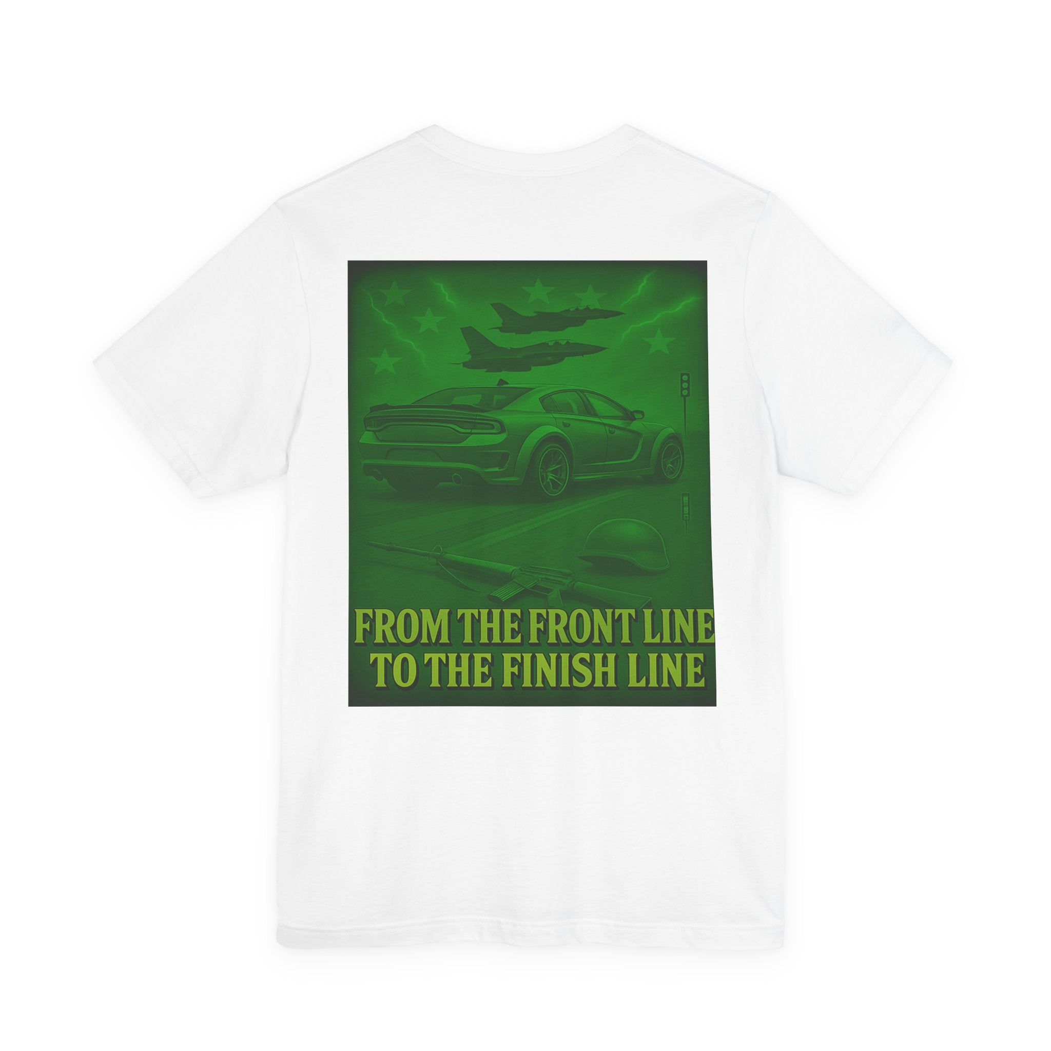 Dream Car Tee – Supercharged Sedan - Military Green