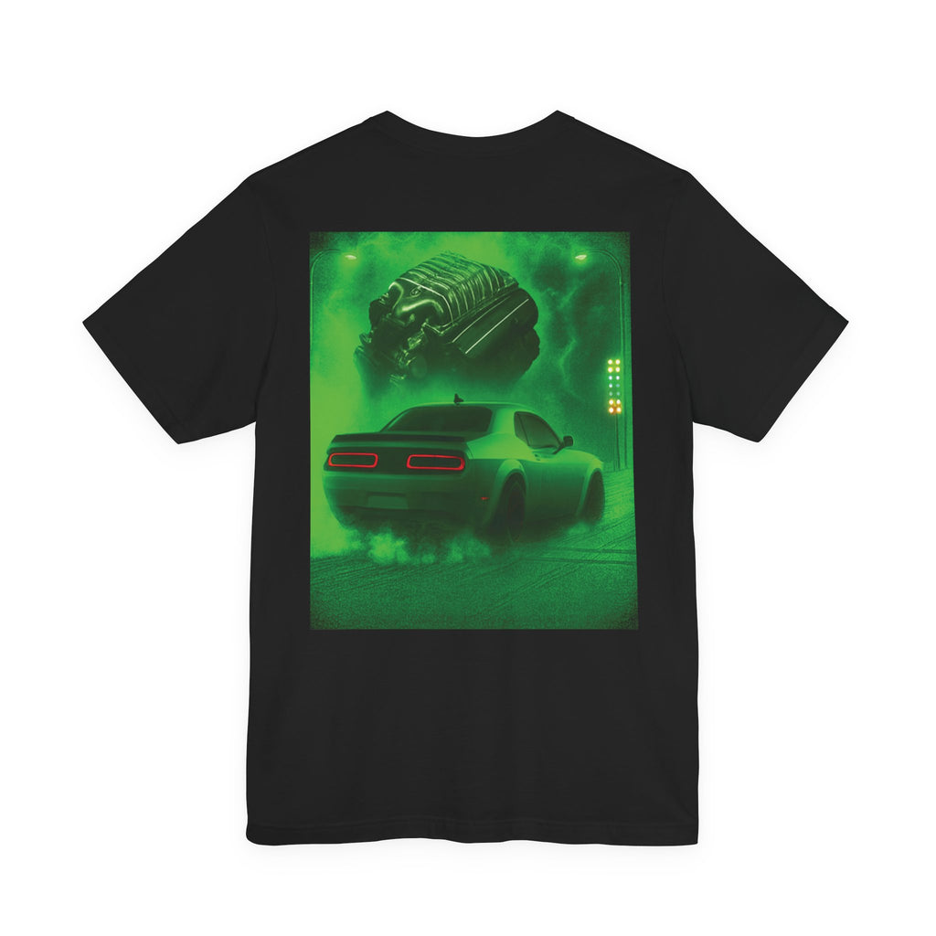 Dream Car Tee - Modern Widebody Coupe - Lime Green