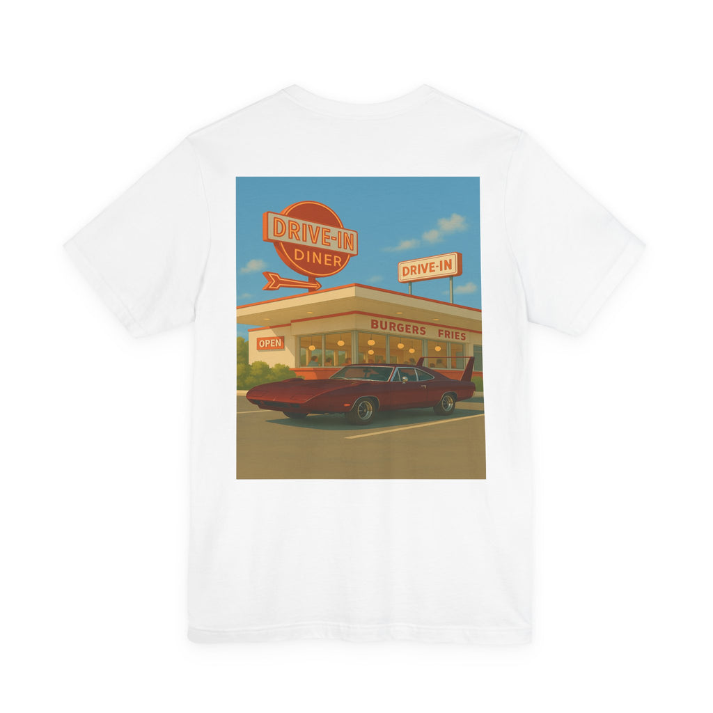 Dream Car Tee – Retro Aero Cruiser - Dark Red