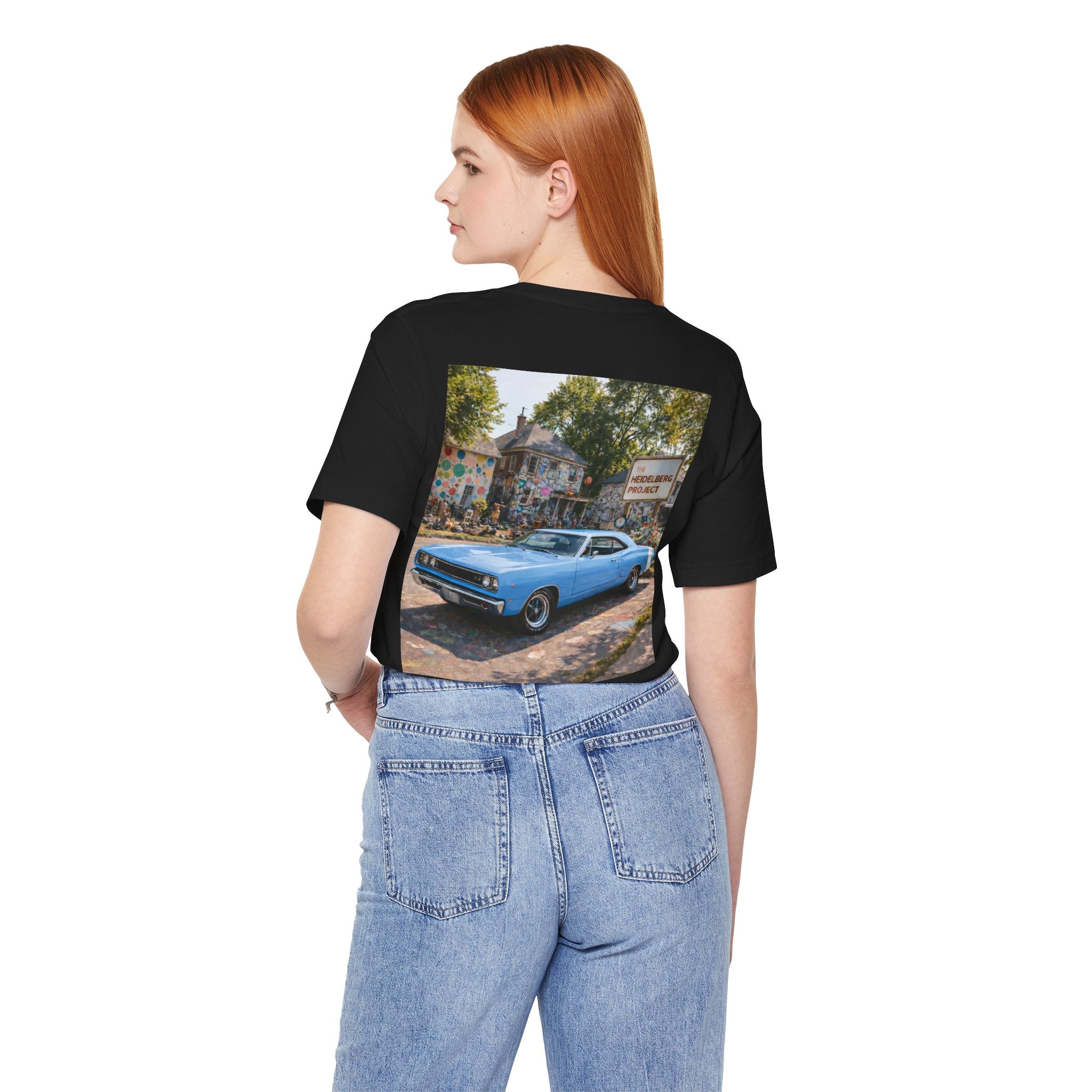 Dream Car Tee - Motor City Mural Machine Baby Blue