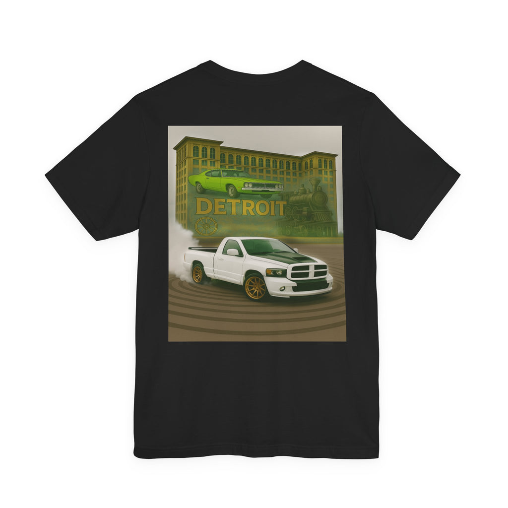 Dream Car Tee - Station Steel & Spray Paint - White