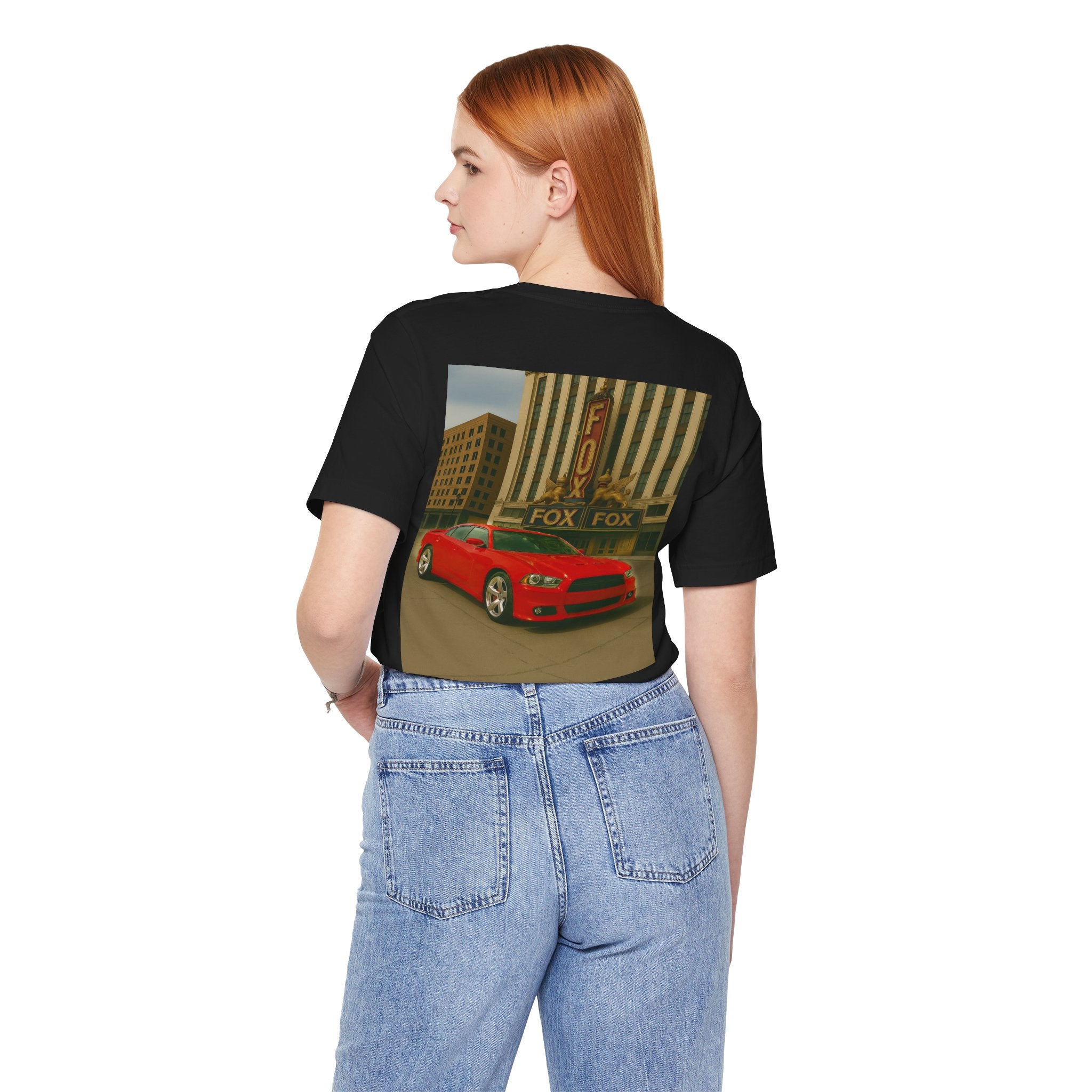 Dream Car Tee - Fox Light & Horsepower Nights - Red