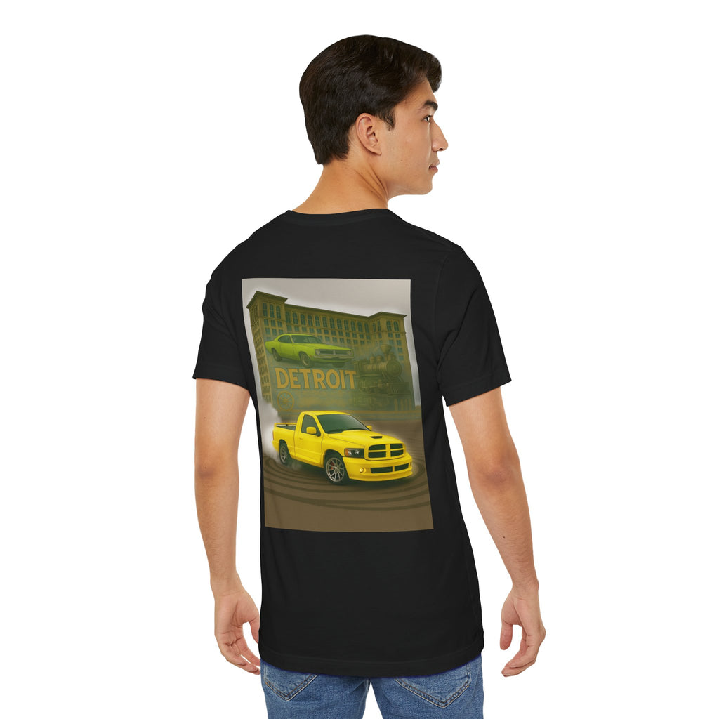 Dream Car Tee - Station Steel & Spray Paint - Yellow
