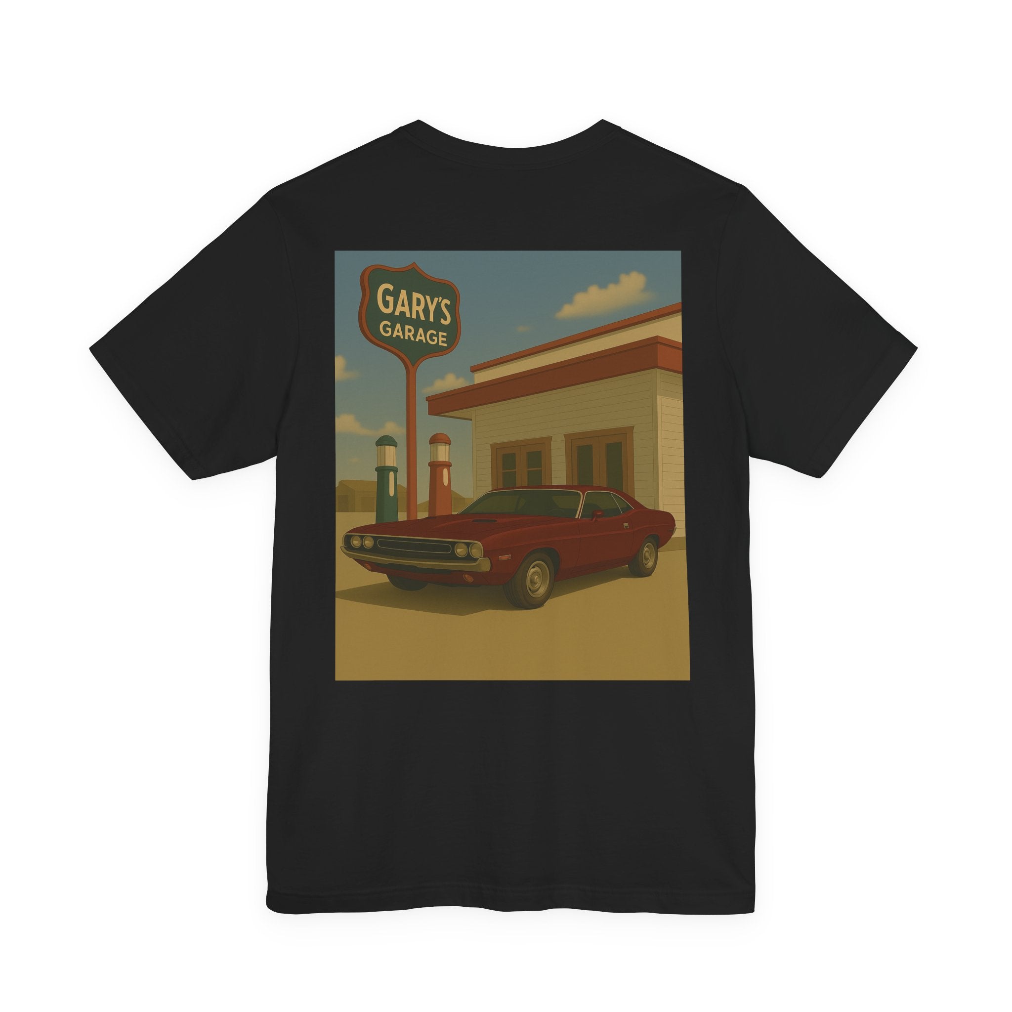 Dream Car Tee – Uncle’s Muscle Coupe - Dark Red