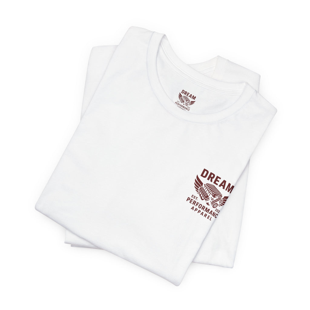Dream Car Tee - Classic Front Logo - Dark Red
