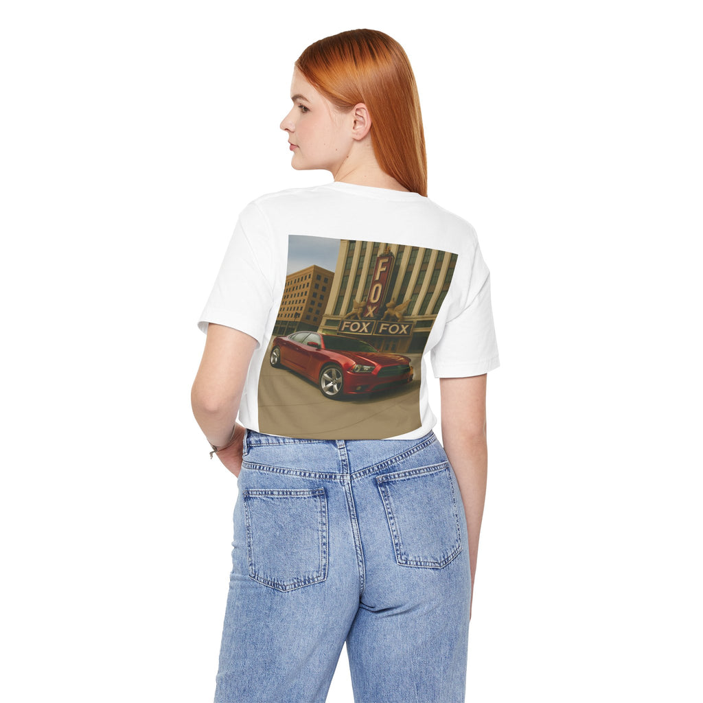 Dream Car Tee - Fox Light & Horsepower Nights - Dark Red