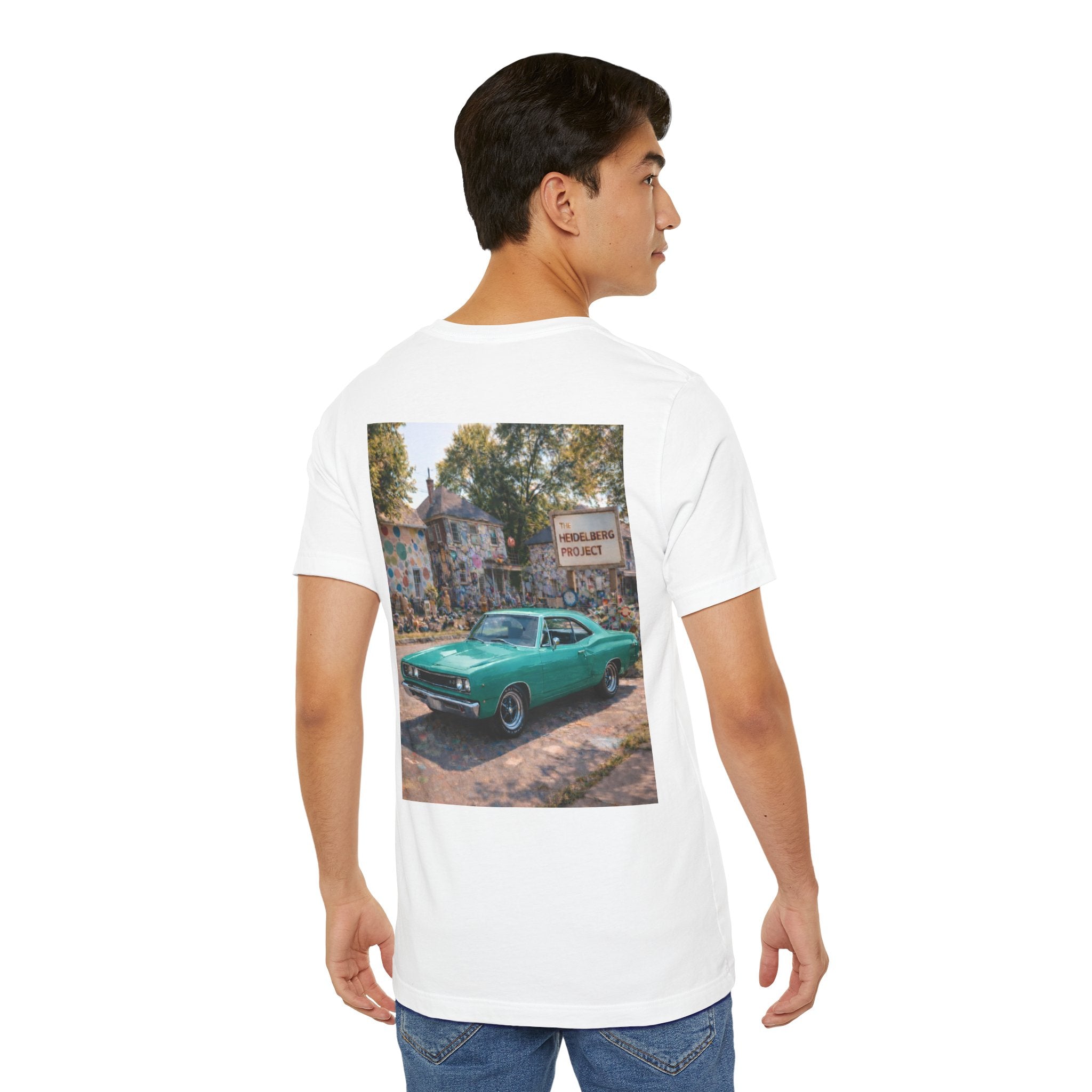 Dream Car Tee - Motor City Mural Machine Teal