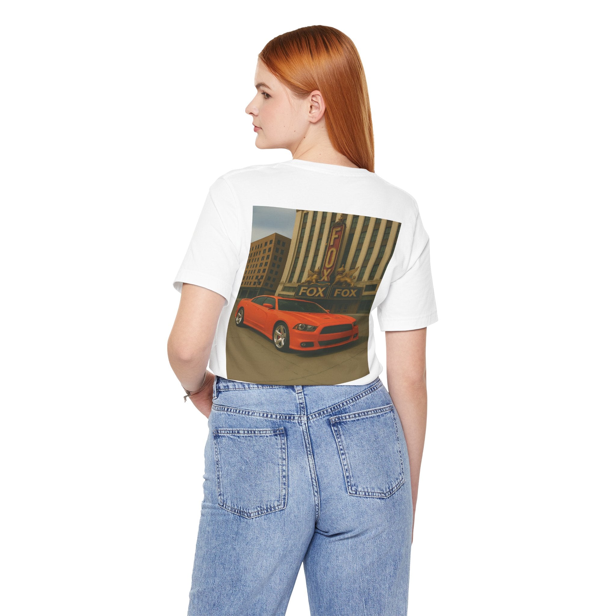 Dream Car Tee - Fox Light & Horsepower Nights - Orange