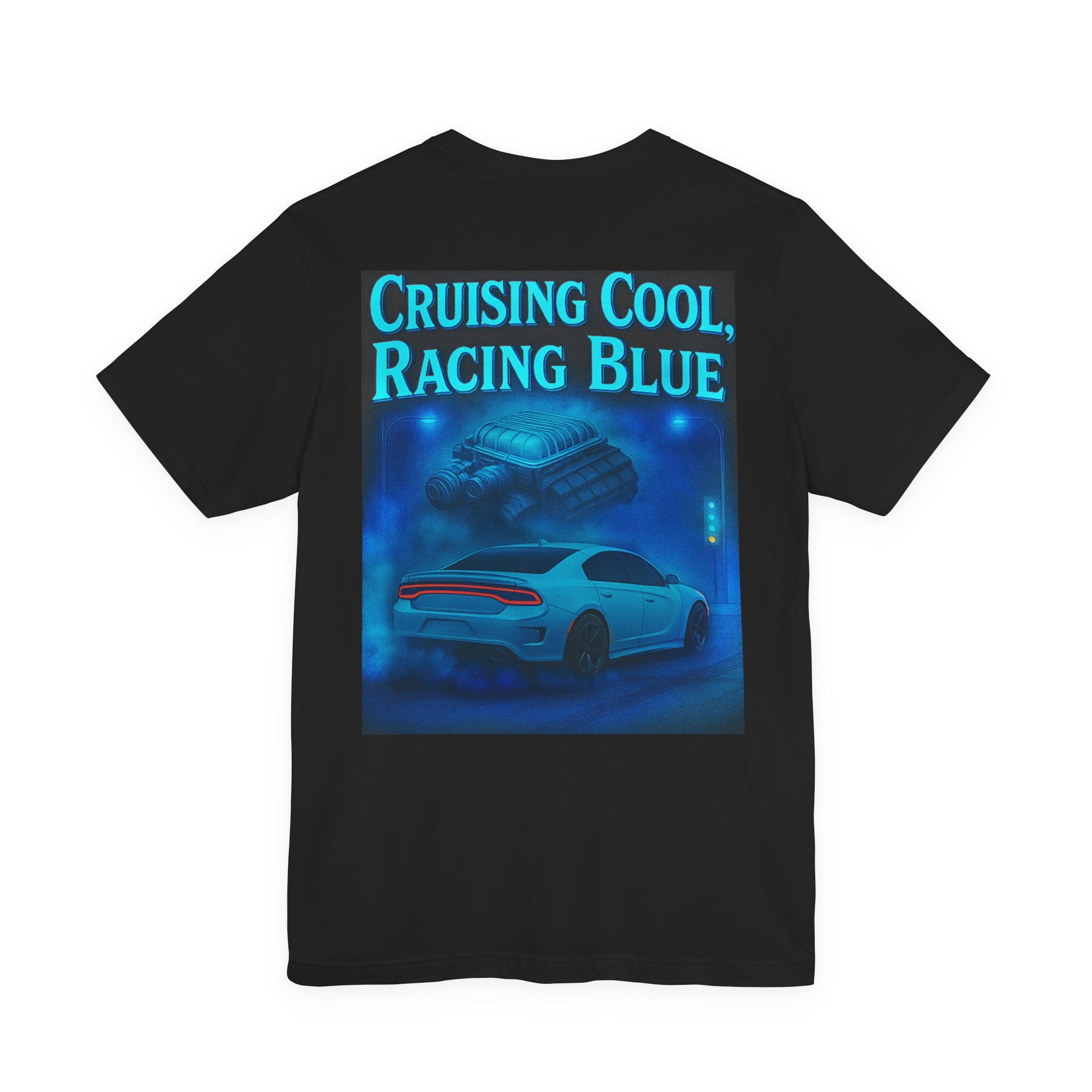 Dream Car Tee – Supercharged Sedan - Light Blue