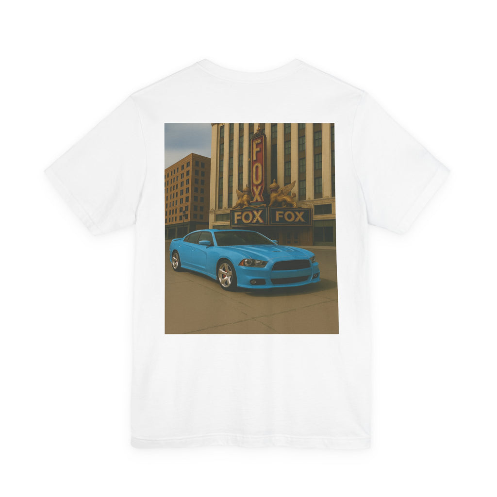 Dream Car Tee - Fox Light & Horsepower Nights - Light Blue