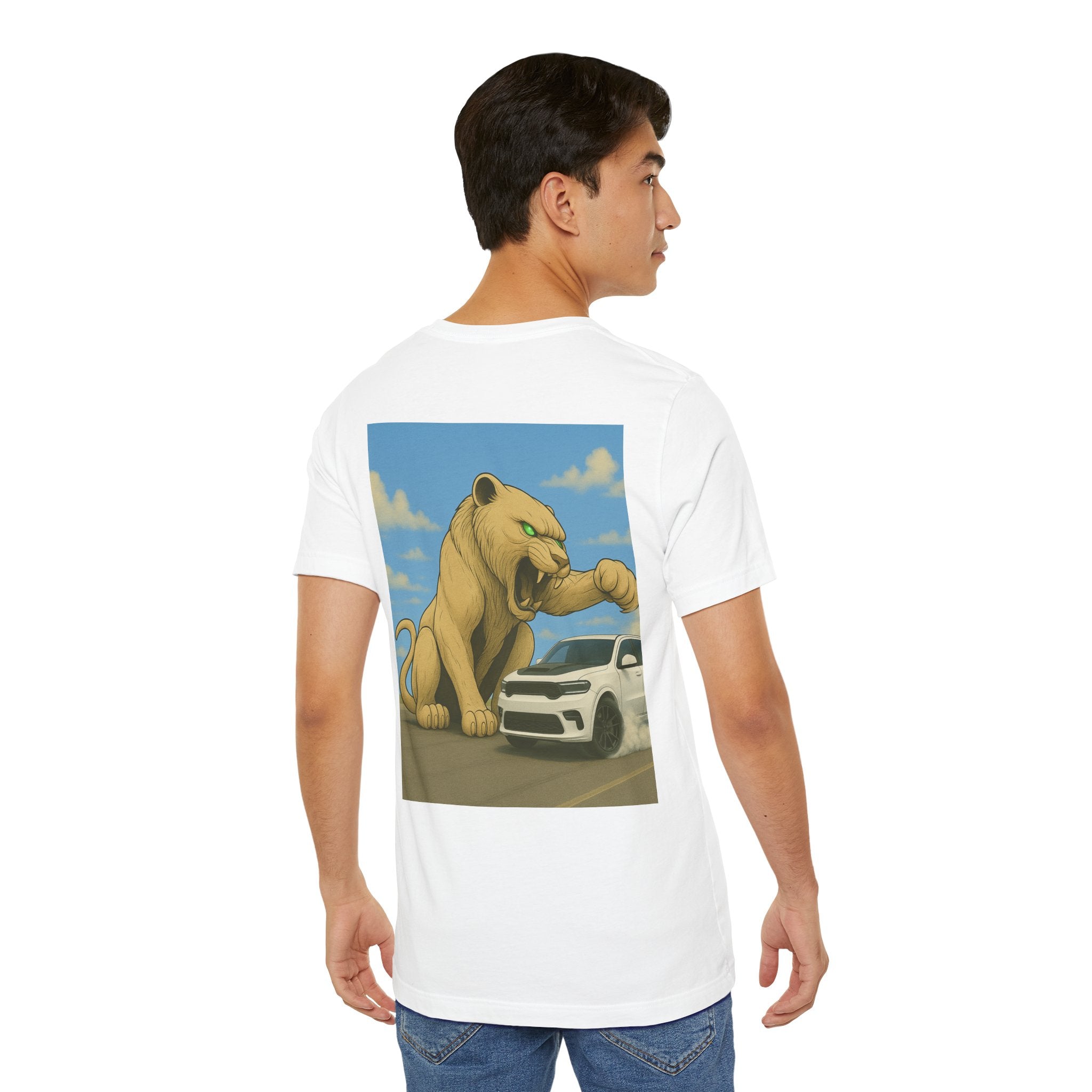 Dream Car Tee – Tiger Chasin Tail Lights - White