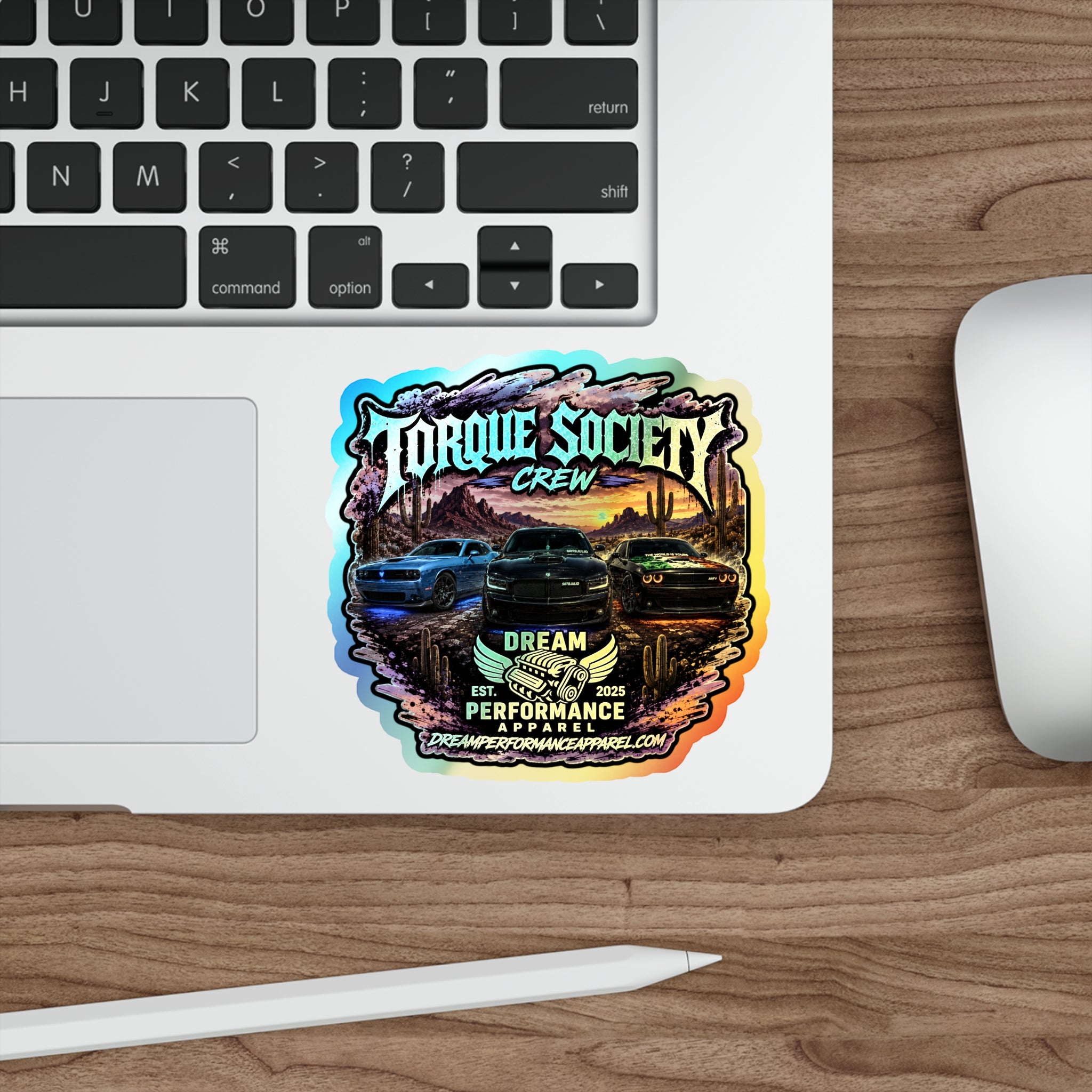 Torque Society Holo Sticker