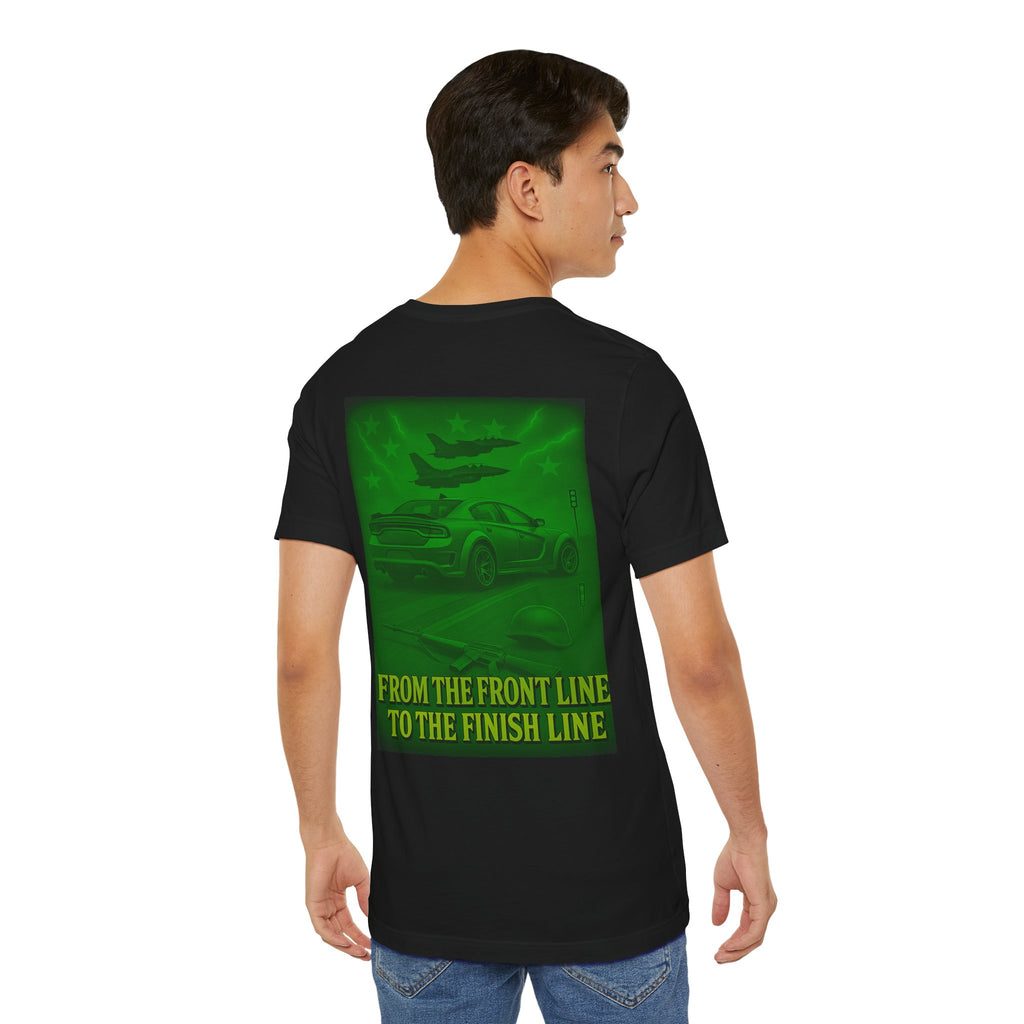 Dream Car Tee – Supercharged Sedan - Military Green