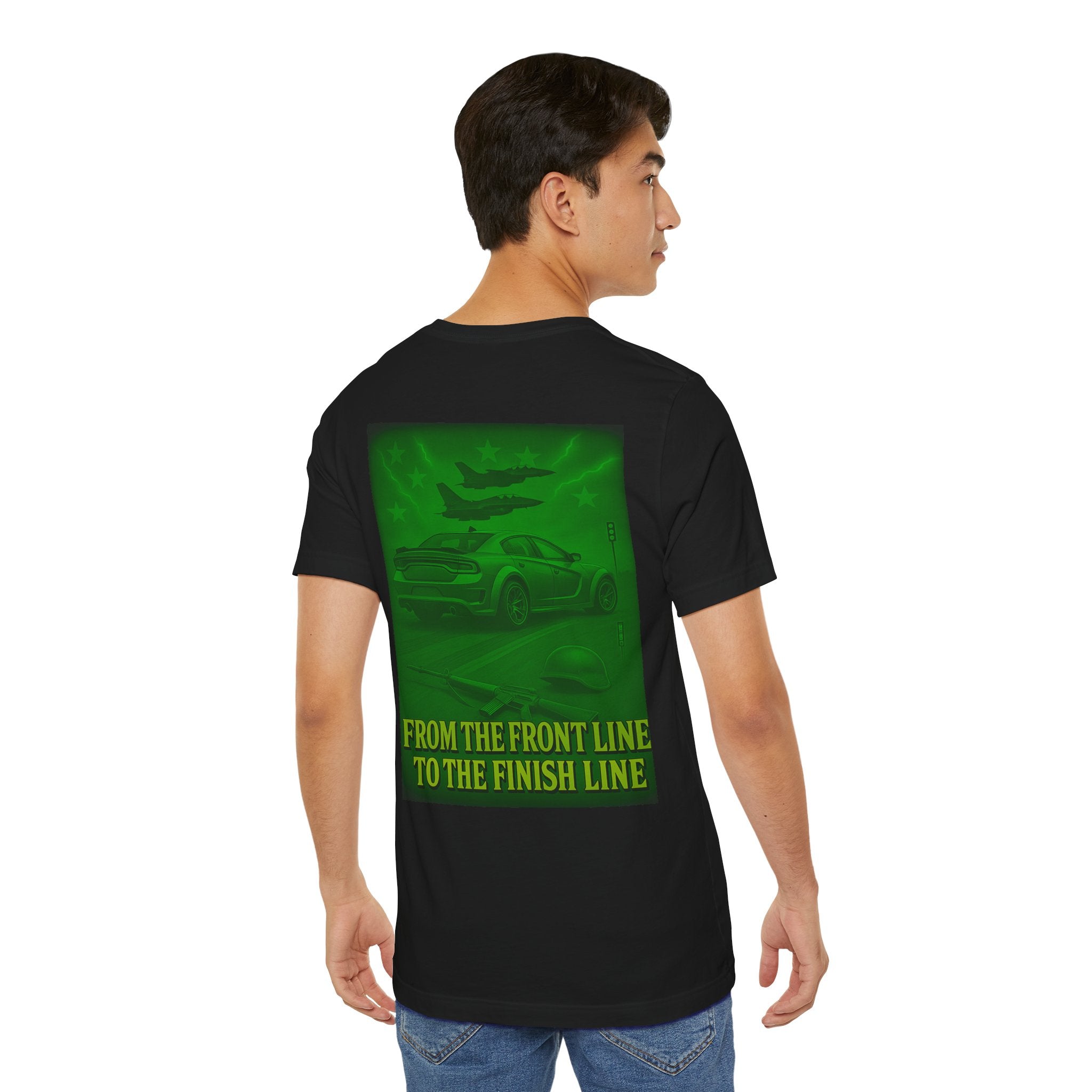Dream Car Tee – Supercharged Sedan - Military Green