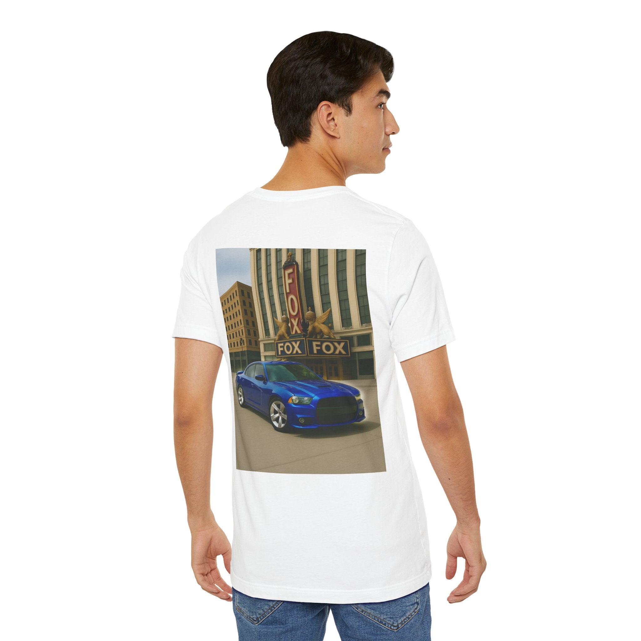 Dream Car Tee - Fox Light & Horsepower Nights - Blue