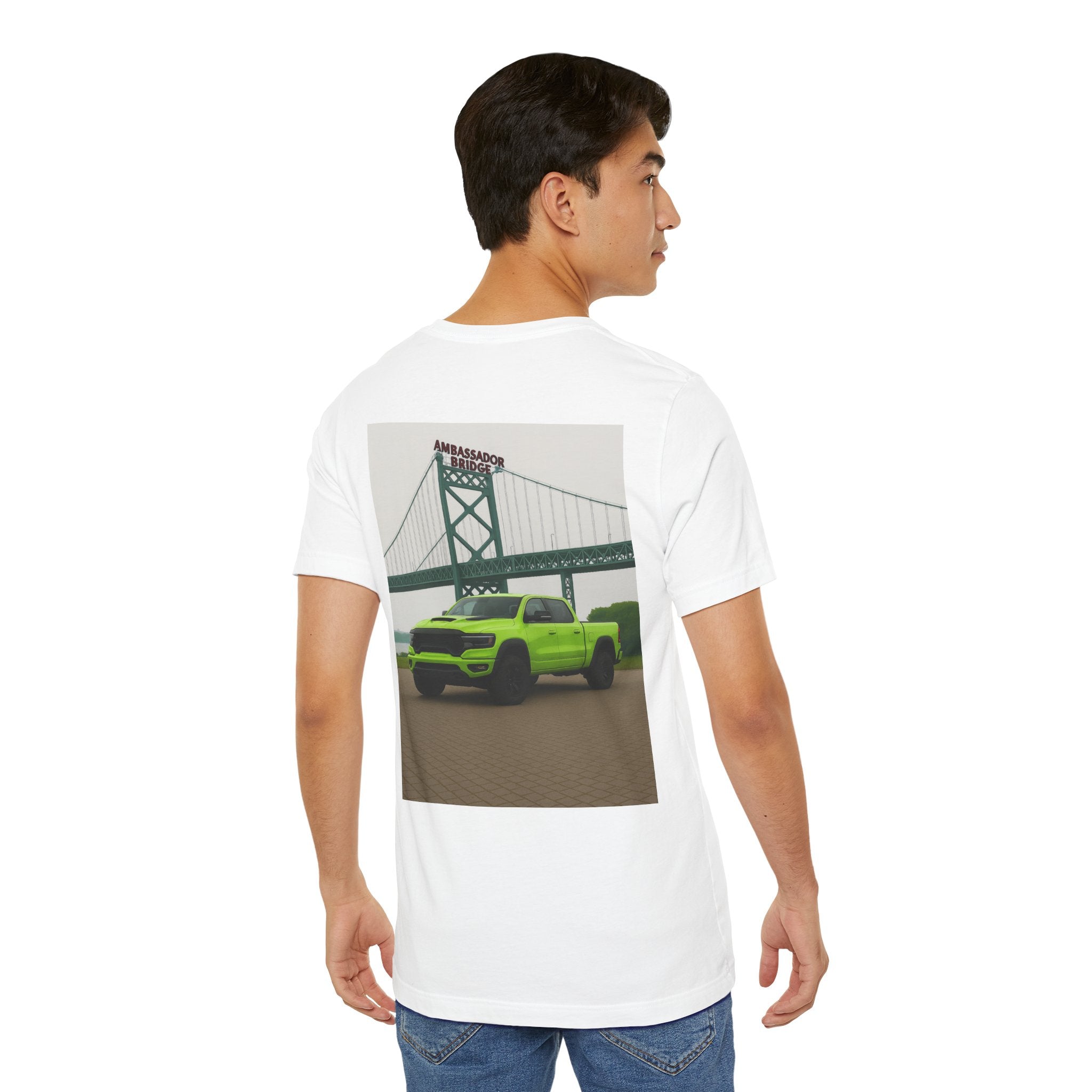 Dream Car Tee - Supercharged Street Pickup - Lime Green