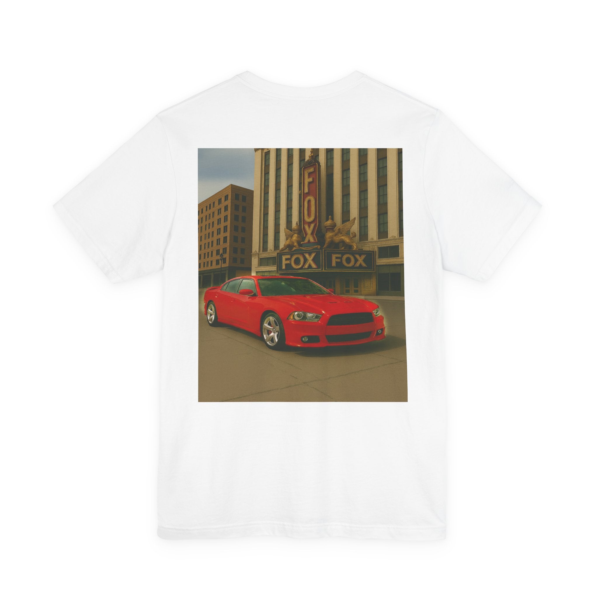 Dream Car Tee - Fox Light & Horsepower Nights - Red