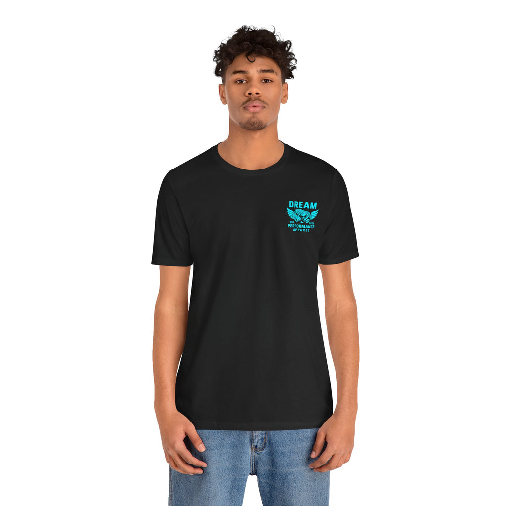 Dream Car Tee - Classic Front Logo - LIght Blue