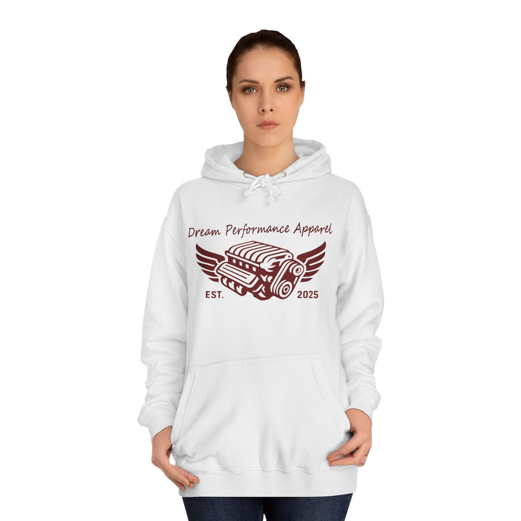 Dream Car Hoodie - Classic Front logo - Dark Red