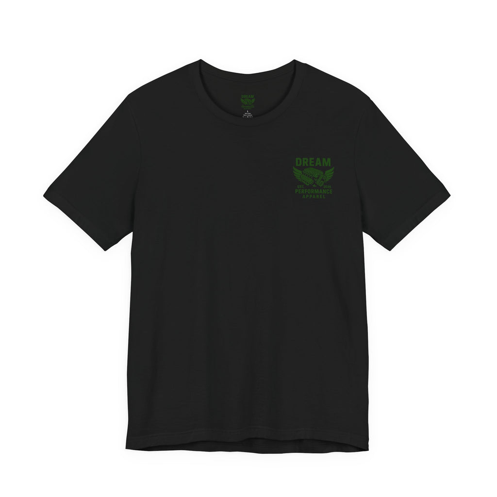 Dream Car Tee - Classic Front Logo - Military Green