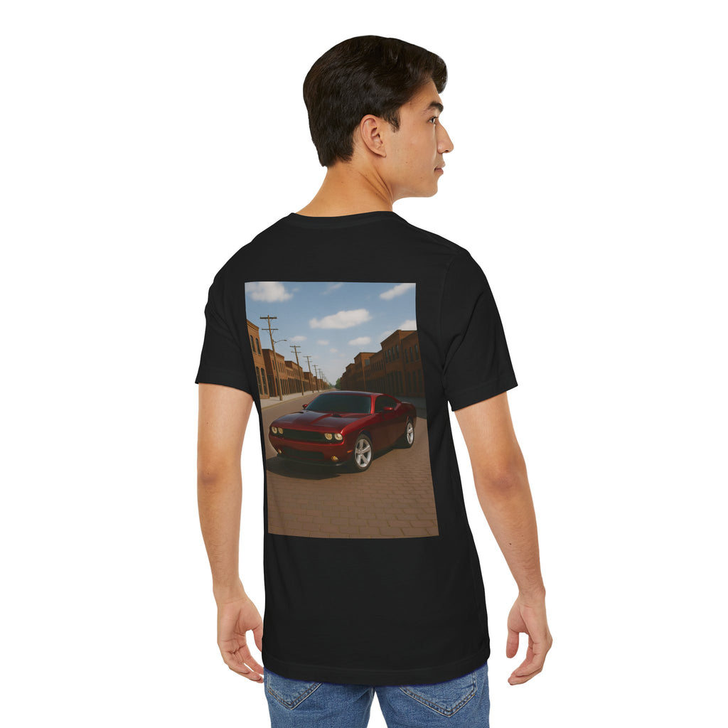 Dream Car Tee - Corktown Muscle Coupe - Dark Red