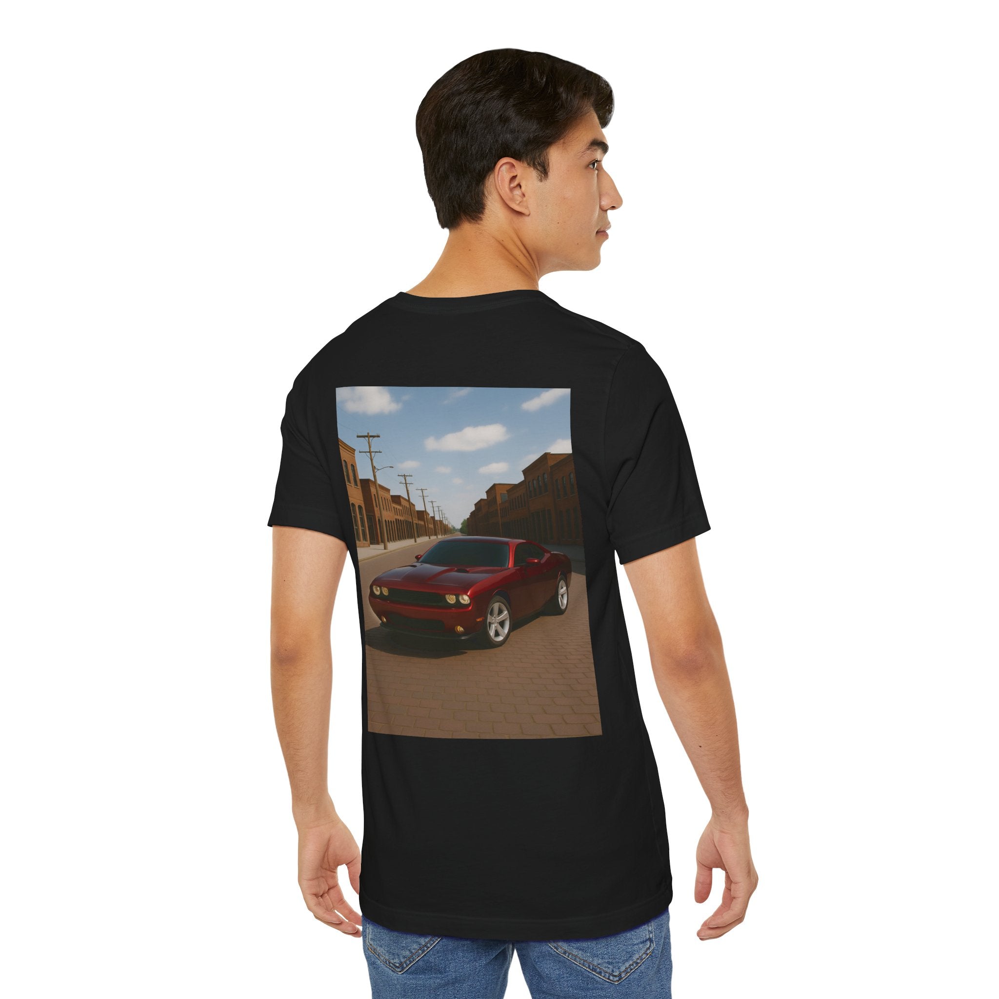 Dream Car Tee - Corktown Muscle Coupe - Dark Red
