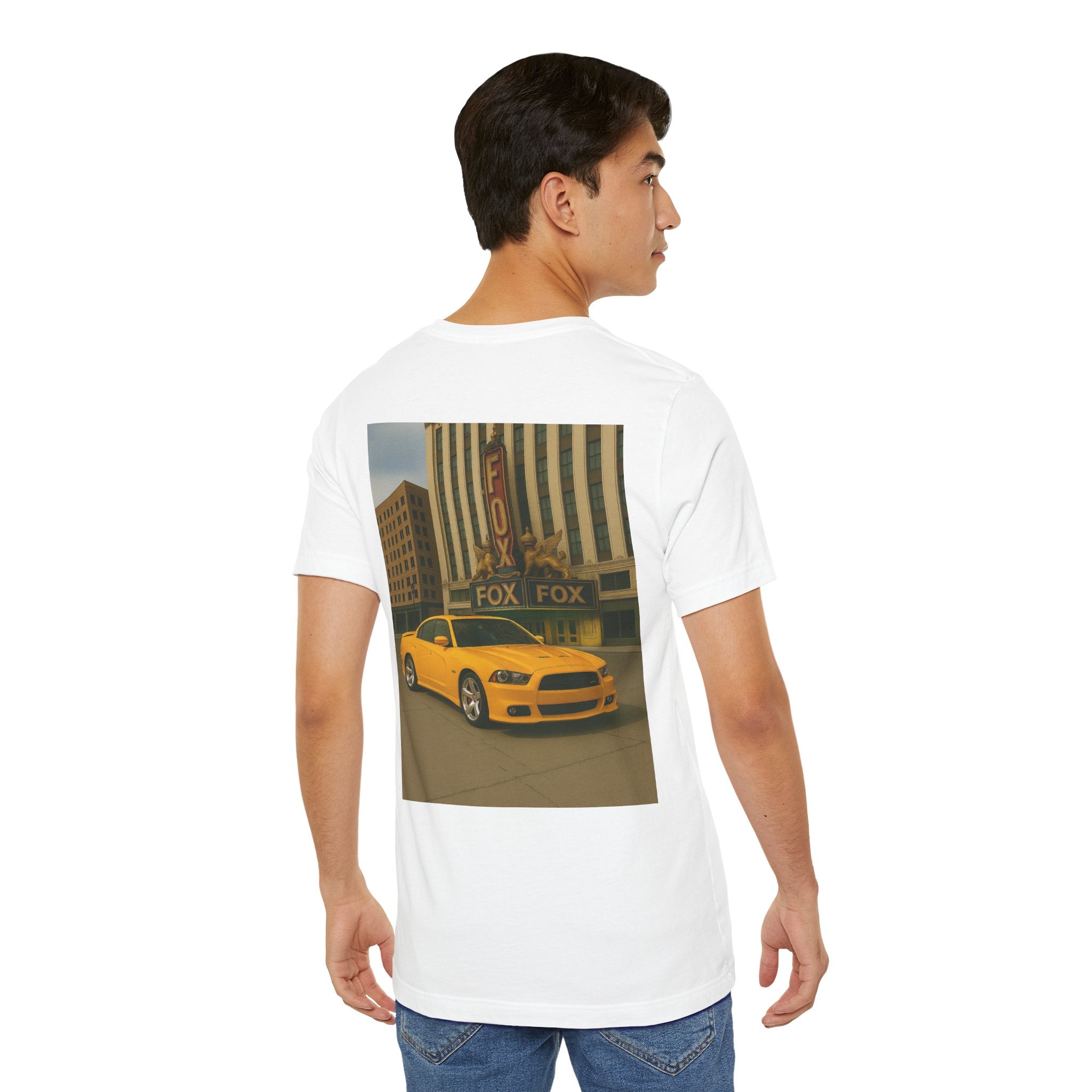 Dream Car Tee - Fox Light & Horsepower Nights - Yellow