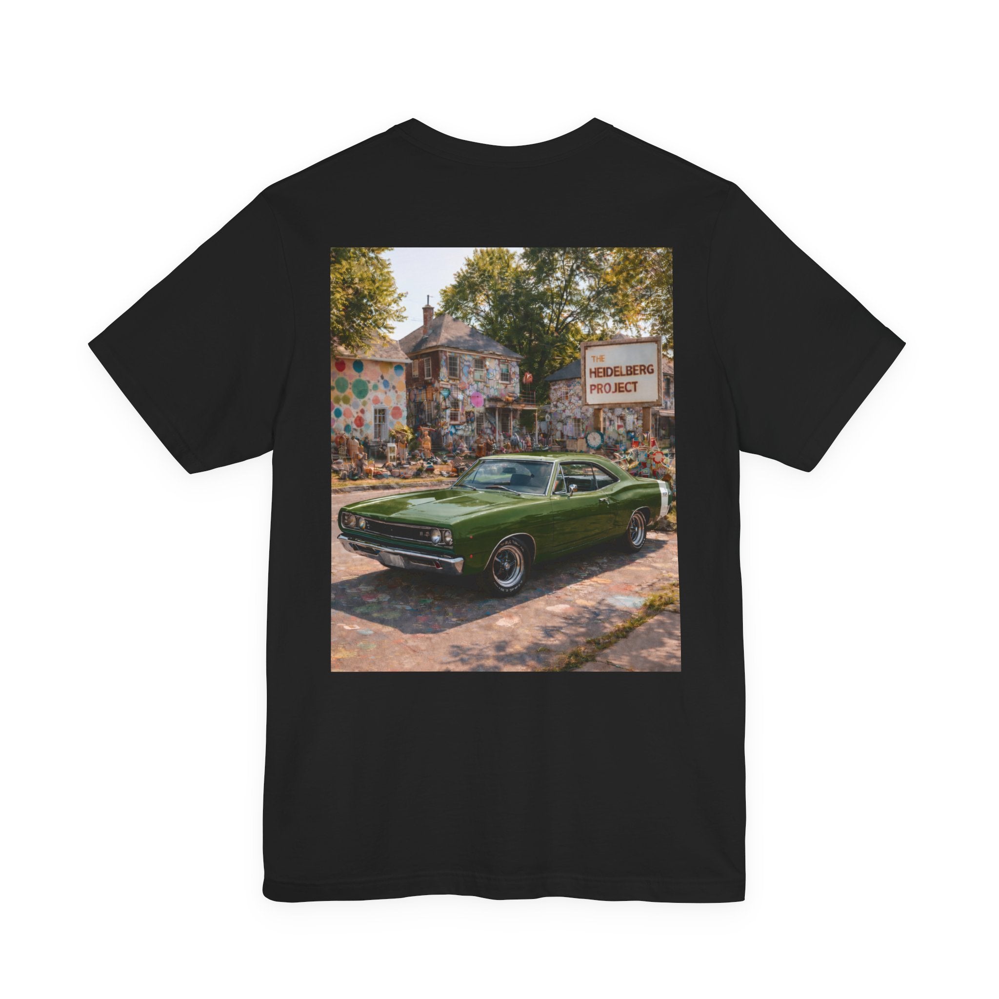 Dream Car Tee - Motor City Mural Machine Military Green