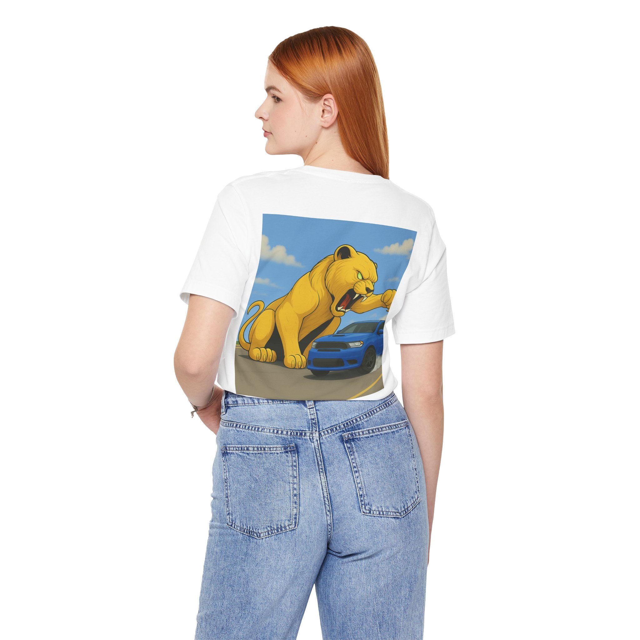 Dream Car Tee – Tiger Chasin Tail Lights - Blue