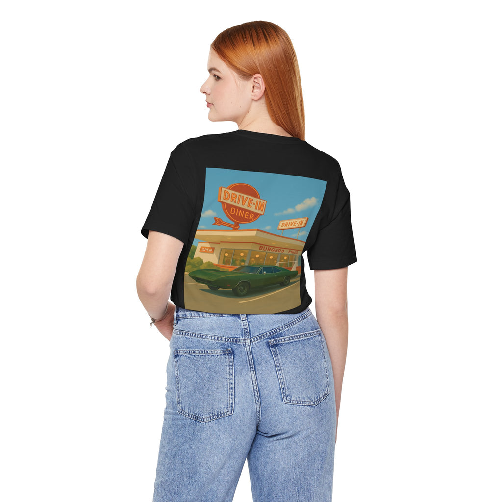 Dream Car Tee – Retro Aero Cruiser - Military Green