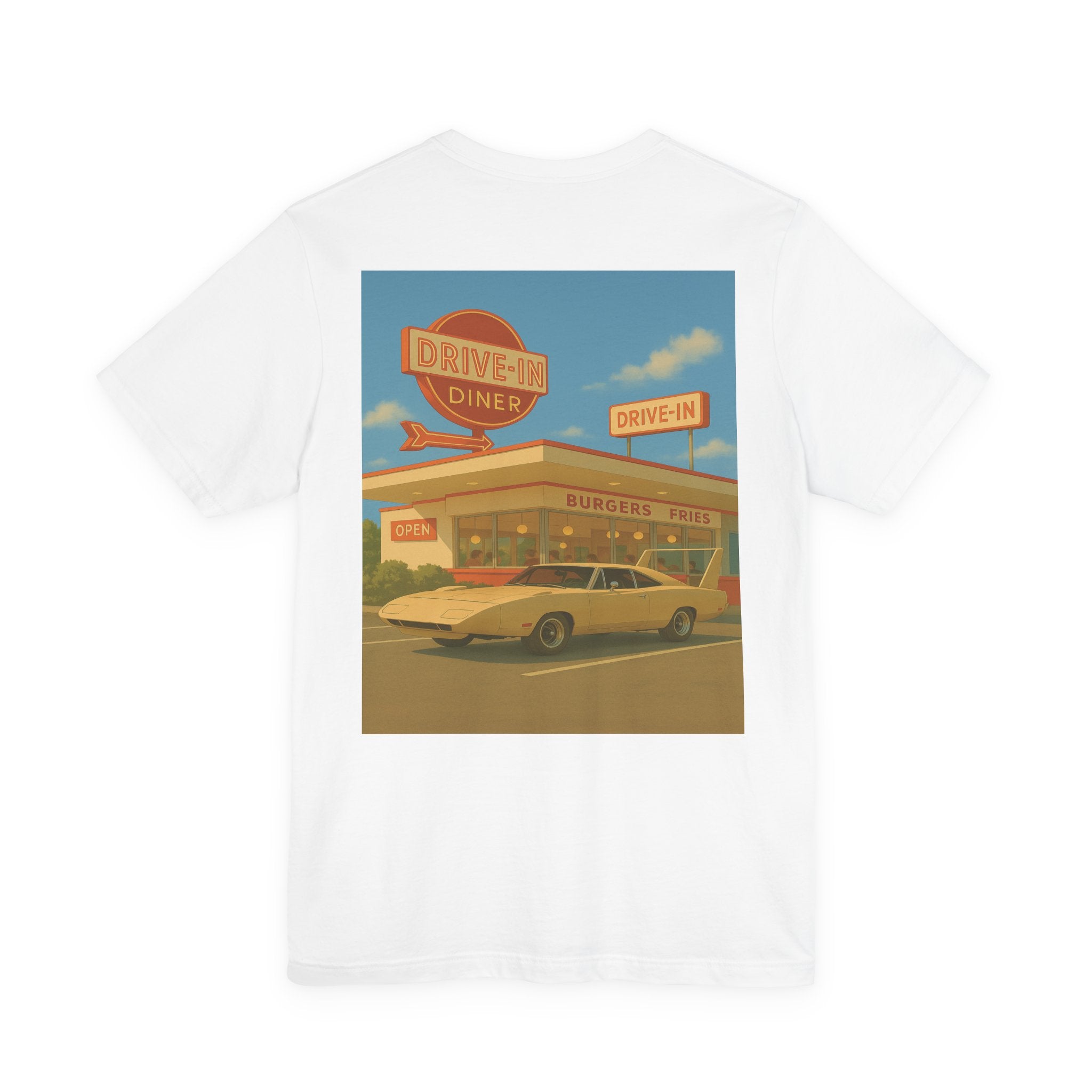 Dream Car Tee – Retro Aero Cruiser - Cream